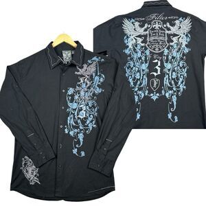 Filter Shirt Mens XL Black Limited Edition Embroidered City of Angels Phoenix‎